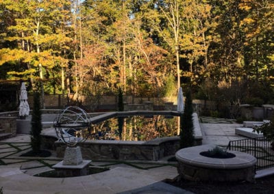 Autumn Pool Reflection